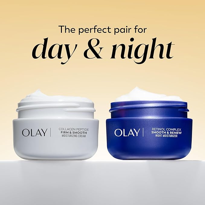 Olay Regenerist Radiance Collagen Peptide Face Moisturizer: Firm &amp Smooth Cream - Fragrance-Free Hydrating Firming Anti-Aging &amp Anti-Wrinkle - 2 Oz