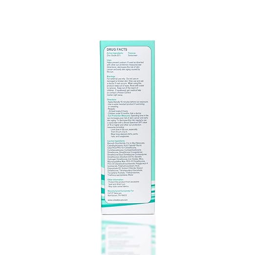 CoTZ Skincare | Flawless Complexion | Lightly Tinted | Facial Mineral Sunscreen Broad Spectrum SPF 50 2.5 oz / 70 g