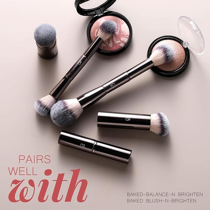 Professional Makeup Brushes BS-MALL With Travel Case - Kabuki Brush Eyeshadow Brush Concealer Brush Blush Brush Bronzer &amp Foundation Brush 20 Pcs Labeled Daily Use &amp Versatile Occasions