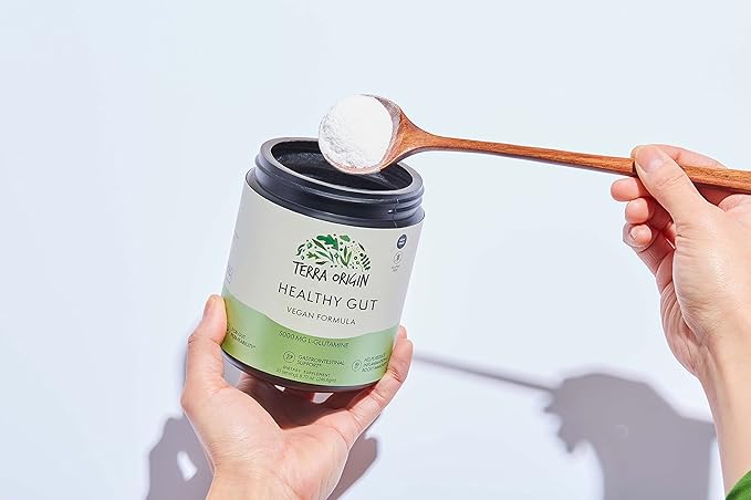 Healthy Gut Vegan Formula | with L-Glutamine and Clinically Proven ingrediens | Supports Gut Permeability gastrointestinal Support Helps Alleviate Stomach discomfort and Boost Immunity*