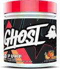 GHOST Pump Nitric Oxide Powder Peach - 40 Servings - Sugar-Free &amp Stim-Free Pre-Workout Supplements - L-Citrulline Arginine Nitrate &amp L-Glutathione - Soy &amp Gluten-Free Vegan