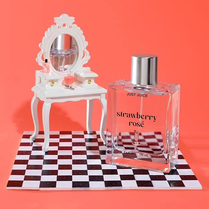Just Juice Fruity Fizz Duo - Fruity Floral Perfume for Women and Men - Tropical Fruit and Sparkling Strawberry Mini Travel Perfumes - 2 pc