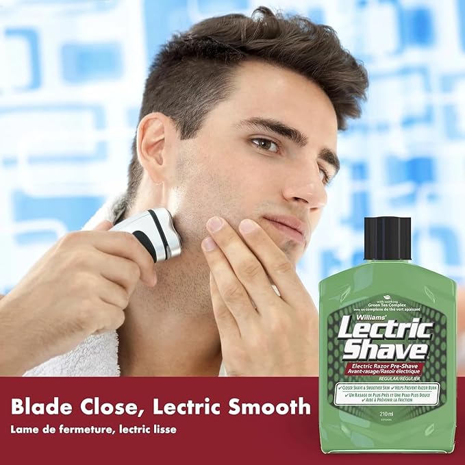 Williams Lectric Shave Lotion Regular - 7 Oz Pack of 2 by Lectric Shave