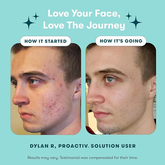 Proactiv 3 Step Acne Treatment w/ Pimple Patches - Benzoyl Peroxide Face Wash Repairing Acne Spot Treatment for Face and Body Exfoliating Toner - 90 Day Complete Acne Skin Care Kit + Pimple Patches
