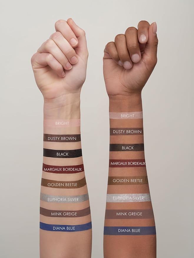 Sweed - Satin Eyeliner | Creamy-Matte Rich Color Long-Lasting Wear | Vegan Cruelty-Free Clean Beauty (Euphoria Silver)