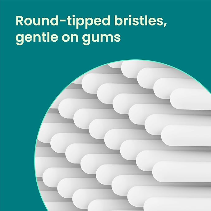 quip Rev 360 Oscillating Electric Toothbrush Heads - 4 Pack - Verified quip Brush Head Refills for Oscillating Toothbrushes - Soft Bristles Dual-Length Compact - Last 3 Months Each - White