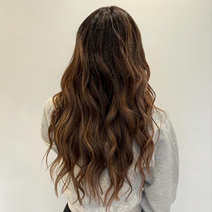 100% Real European Human Hair Keratin Bond Extensions 20 Milk Chocolate Brunette #8