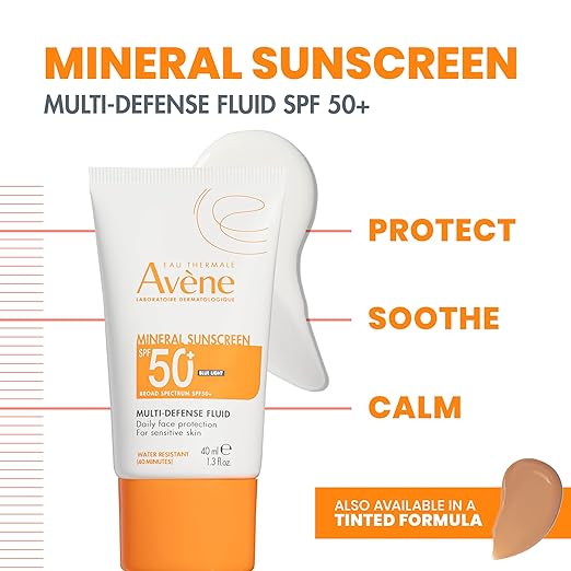 Av?ne Mineral Sunscreen Multi-Defense Fluid SPF 50
