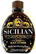 The Sicilian 200X Black Bronzer Dark Tanning Lotion Indoor Tanning Beds &amp Outdoor Bronzing Sun Tan Lotion