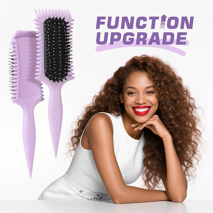 Candy Brush Curl Defining Hair Brush for Effortlessly Detangling Shaping and Styling Curls Upgrade Curl Brushes with Hair Coloring &amp Dyeing Design for All Hair Types for Women and Girl Idea Gift