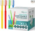 144 Pack Disposable Toothbrushes with Toothpaste Built in - Prepasted Toothbrushes Individually Wrapped |Single Use Waterless Tooth Brush with Soft Bristles for Hotel Camping Travel