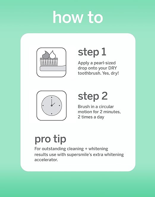 Supersmile Extra White Triple Mint Whitening Toothpaste ? Professional Formula for Visibly Whiter Teeth ? Whitens Up to 9 Shades 7 oz