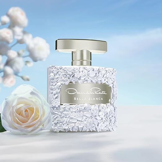 Oscar de la Renta Bella Blanca Eau de Parfum 3 Piece Gift Set for Women - Perfume Spray 3.4 Fl. Oz &amp 1.0 Fl. Oz. and Body Lotion 3.4 Fl. Oz.