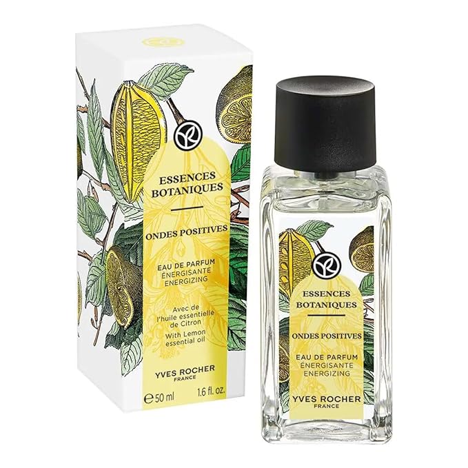 Yves Rocher Essences Botaniques Ondes Positives Oil Perfume for Women Long Lasting Fragrance ? Set of 2 Double Your Favorite Perfume 50 ml/1.7 fl.oz