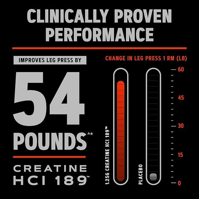 GNC AMP Creatine HCl 189 Targeted Muscle Builder and Recovery Supplement Fast Absorbing Performance Blend 480 Count