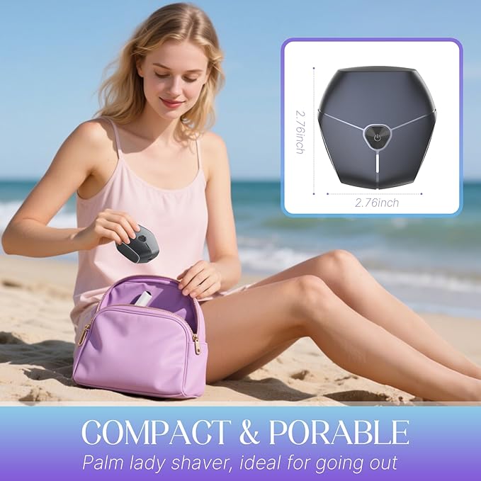 Electric Shavers for Women Womens Electric Leg Shaver Cordless Painless Facial Hair Removal for Arms and Underarms Bikini Trimmer Electronic Razors for Shaving Portable and Safe Wet and Dry Use