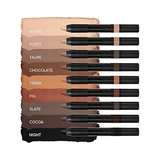 Nudestix Magnetic Matte Eye Color ? 3-in-1 Long-Wear Cream Eyeshadow Pencil Eyeliner &amp Primer | Waterproof Budge-Proof Matte Finish | Vegan &amp Cruelty-Free Eye Makeup