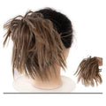 SONGCHAO Fake Hair Bun Messy Bun Hair Slice Ponytail Hair Extensions with Elastic Rubber Band Synthetic Fluffy Bun Women Wig Hair Bun Hair Accessories (Color : 005)