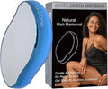 Crystal Hair EraserUpgraded Painless Crystal Hair RemoverEffective Nano Glass Hair Removal Device and Skin ExfoliationBody Epilator for Women and Men(Royal Blue)