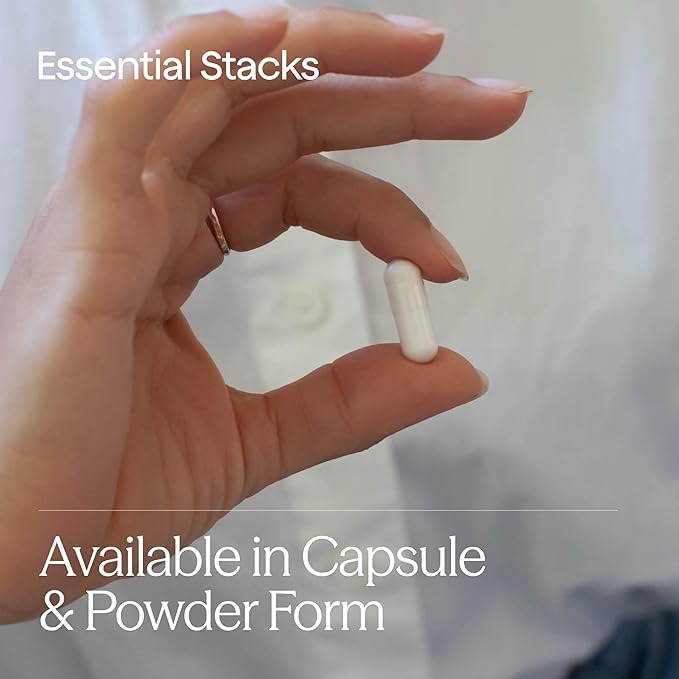 Essential Stacks Gut L-Glutamine Powder - Exclusively Made in USA - Pure L Glutamine Powder for Gut Health (50 Servings Raspberry Lemonade)