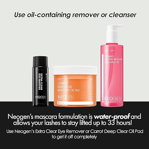 NEOGEN DERMALOGY Innovative Sensational Hygienic Washable Extra Slim &amp Volume Metal Mascara