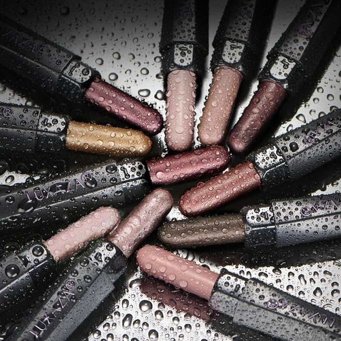 Brown Eyeshadow Stick Makeup Set 10PCS Neutral Shimmer And Matte Cream Eye Shadow Palette Metallic Bronze Smoky Eyeliner Brightener Crayon Pencil Kit Ideal Gift for Women -Espresso