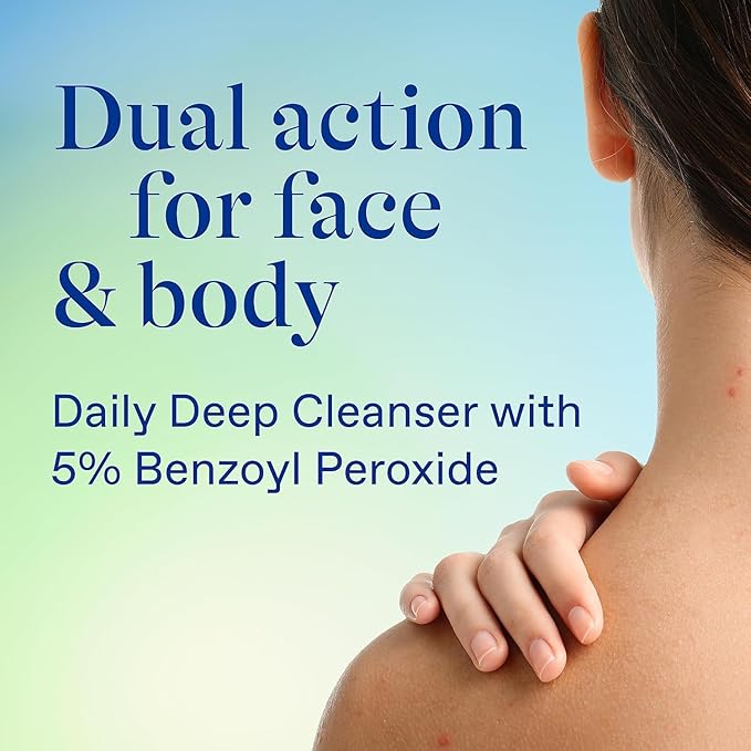 Differin Acne Skin Care Kit Differin Gel Retinoid Acne Treatment for Face with 0.1% Adapalene &amp 5% Benzoyl Peroxide Face Wash &amp Body Wash Designed for Pimple and Acne Prone Skin