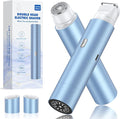 Bikini Trimmer for Women Dual Head Face Shaver Body Hair Trimmmer IPX7 Waterproof Womens Electric Razor for Legs Sky Blue