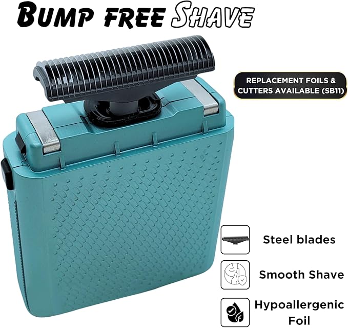 Supreme Trimmer Solo Single Foil Shaver for Pocket | 150 Min Runtime Cordless use Powerful USB-C Mini Travel Razor for Professional &amp Home use | STF101