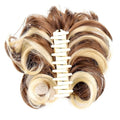 FRANCES Fake Hair Bun Synthetic Messy Bun Wavy Curly Bun Ponytail Hair Extensions Fancy Curly Bun Claw Clip Bun Wig For Women Hair Accessories (Color : 1pcs-09)