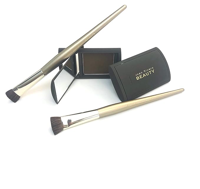 Joan Rivers Great Hair Day Root Touch Up Powder Duo - Fill-in Powder for Thicker Fuller Looking Hair (Ash Blonde)