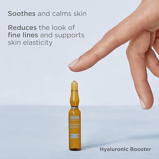 Isdinceutics Intensive Hyaluronic Acid and Peptide Booster - Facial Serum in Ampoules 0.06 FL OZ x 10 ampoules