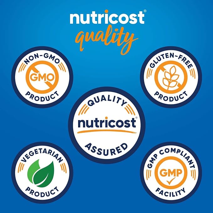 Nutricost L-Arginine Complex (Blue Raspberry 60 Servings) - Gluten Free Non-GMO