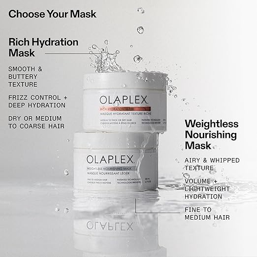 Olaplex Weightless Nourishing Mask: Cuticle Sealing Mask | Hydrate &amp Volumize | For Fine to Medium Hair 200 ml / 6.7 Fl. Oz.