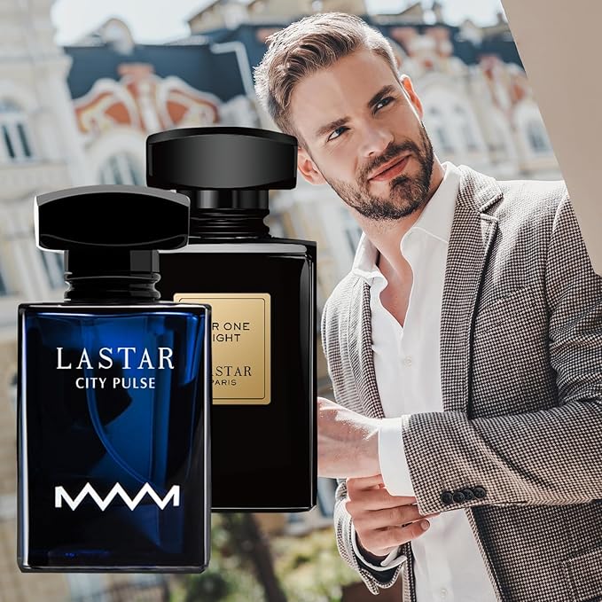 LASTAR Travel Size Perfume for Women and Men Eau De Toilette and Eau de Parfum Fragrances - 55 ml*2 Perfect for Parties Valentine's Day Christmas Thanksgiving Halloween