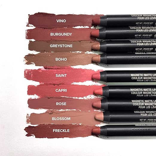Nudestix Magnetic Matte Lip Color ? 3-in-1 Long-Wear Lipstick Lip Liner &amp Lip Stain Pencil | Kiss-Proof Transfer-Proof Lightweight Matte Formula | Clean Cruelty-Free Lip Makeup
