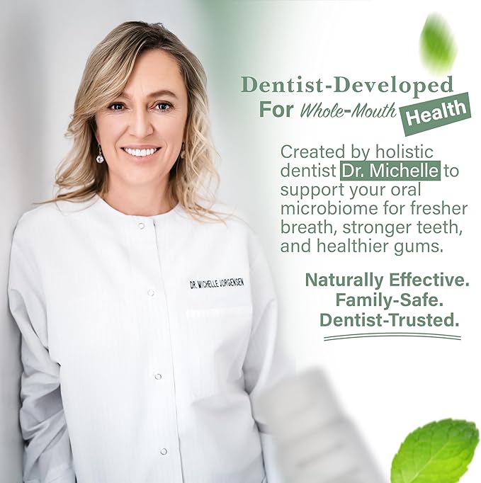 Hydroxyapatite Toothpaste ? Fluoride-Free Remineralizing Formula with PROtektin ? Supports Enamel Strength Oral Microbiome &amp Gum Health ? Mint ? 4 oz
