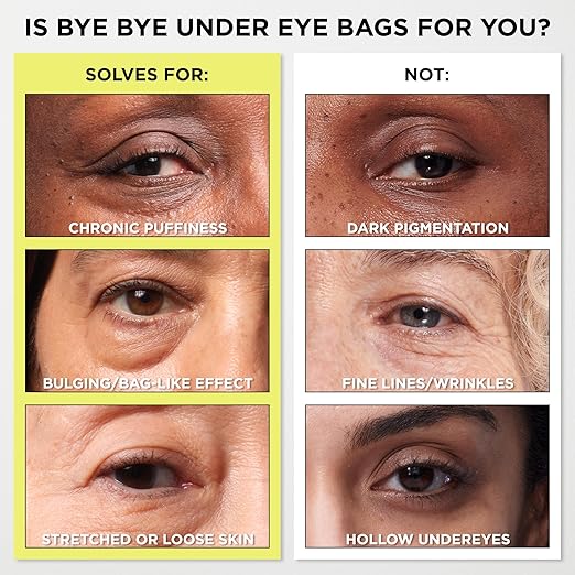 IT Cosmetics Bye Bye Under Eye Bags Treatment For Women &amp Men ? Temporary Eye Bag Reducer &amp Undereye Corrector Depuffs Tightens Smooths &amp Reduces Look of Wrinkles &amp Fine Lines - 0.5