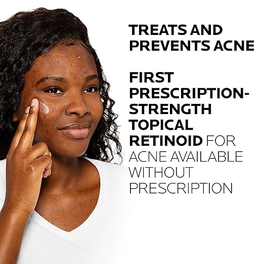 La Roche-Posay Effaclar Adapalene Gel 0.1% Acne Treatment Retinoid Cream Acne Medication Gel For Blackheads &amp Whiteheads Oil Free Helps Clear And Prevent Blemishes &amp Clogged Pores