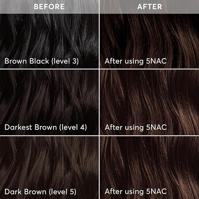 Madison Reed Radiant Hair Color Kit | 5NAC Dark Chocolate Brown with Copper-Auburn Undertones (Milano Brown) 100% Gray Hair Coverage | Dimensional Permanent Hair Dye | PPD &amp Ammonia-Free | 1 Pack