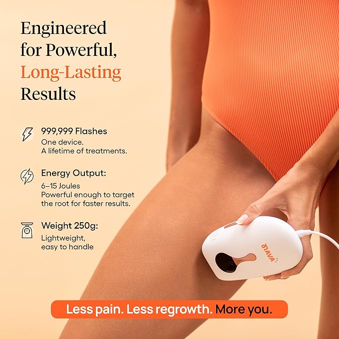 Mini Pro IPL Hair Removal Device for Women &amp Men with Painless Ice-Cooling Tech Auto &amp Manual Modes 5 Intensity Levels for Face Legs Armpits Hands &amp Bikini Line Hair Laser Removal