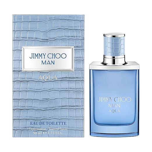 JIMMY CHOO - Man Aqua Eau de Toilette - Men's Fragrance - Fougere Marine Woody - With notes of Grapefruit Clary Sage &amp Salty Moss