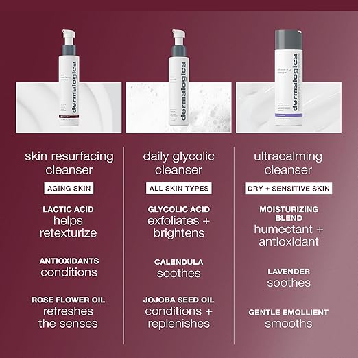 Dermalogica Skin Resurfacing Cleanser - Dual-Action Anti-Aging Exfoliating Face Wash and Cleanser - Smoothes Skin with Lactic Acid