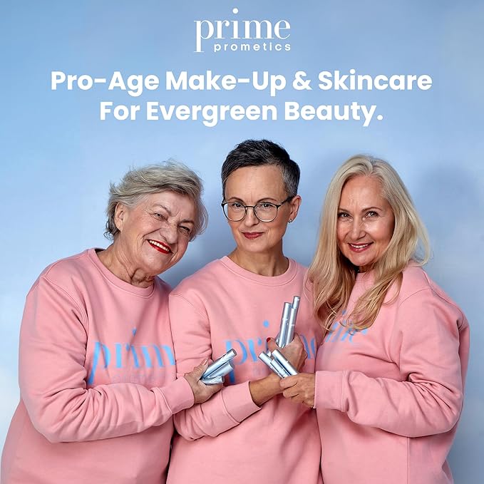 Prime Prometics PrimeLash Mascara for Older Women ? Volumizing Incredible Length in 2 Coats ? Long-Stay Zero Clumps Hypoallergenic (Black)