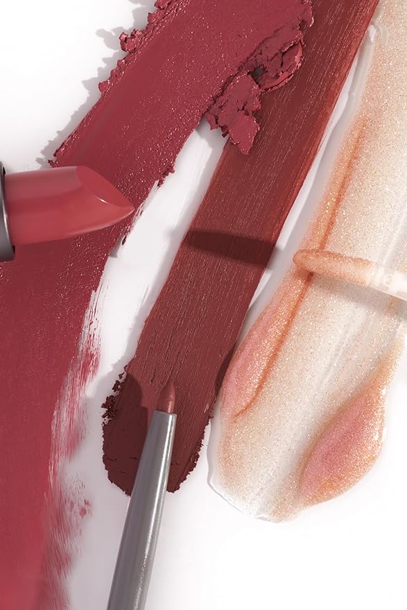Rinna Beauty Lip Kit - Rodeo Drive - All in One Perfect Rose Lip Color - Includes Lipstick Lip Gloss and Lip Liner - Vegan Formula Long-lasting Anti-Aging Moisturizing Cruelty-Free - 1 each