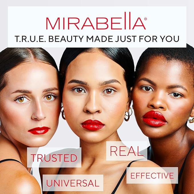 Mirabella Dual Finish Blush &amp Powder Brush ? Angled Vegan Makeup Brush for Cheeks Super-Soft Synthetic Bristles Weighted Aluminum Handle Cruelty-Free Professional Quality