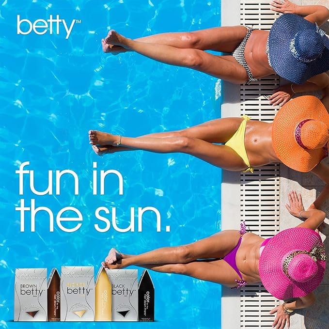 Fun Betty - Hair Color for the Hair Down There Kit Hot Pink (3-Pack)