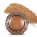 Mommy Makeup Any Wear Creme Eyeshadow - Waterproof Crease-Proof Long Lasting High Pigment Oil-free - Cream to Powder for Eyes Cheeks &amp Lips (Golden Caramel)