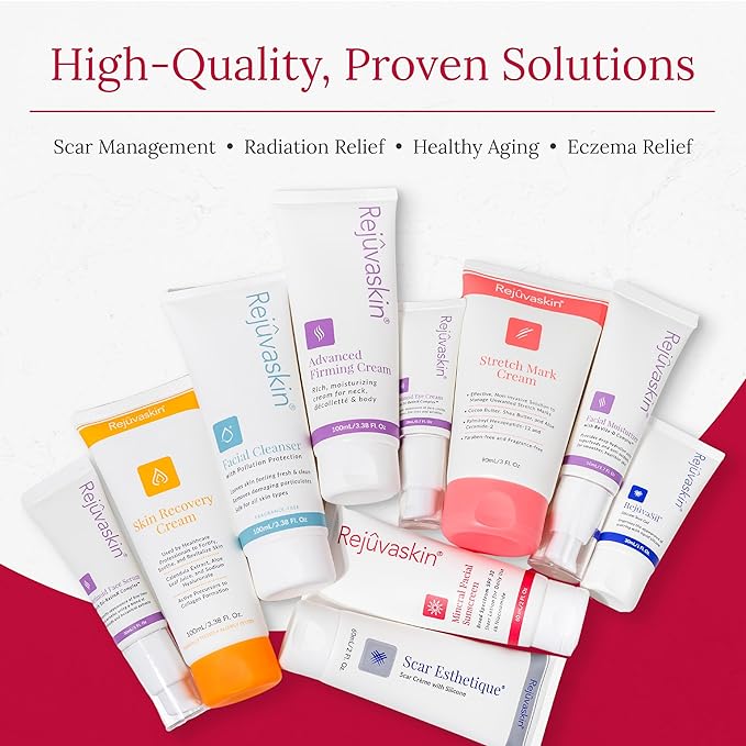 Rejuvaskin Mineral Facial Sunscreen Broad Spectrum SPF 32 for Sensitive and Acne-Prone Skin Oil-Free 3.38 fl oz / 100ml