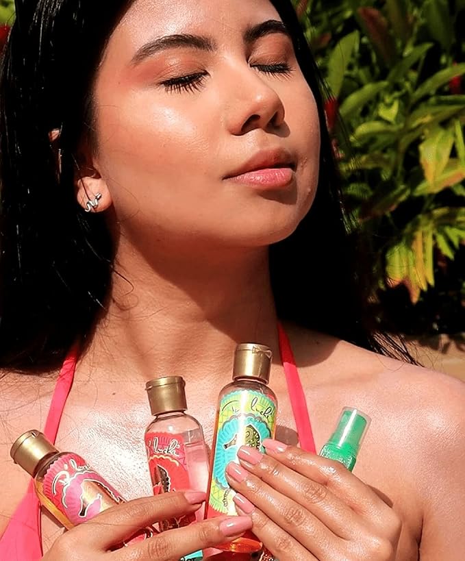 D'Luchi Mini Tanning Kit Enriched with Collagen &amp Vitamin E Carrot Coconut Almond Tanning Lotion &amp Gold Body Lotion Set of 4 Essential Tanning Products